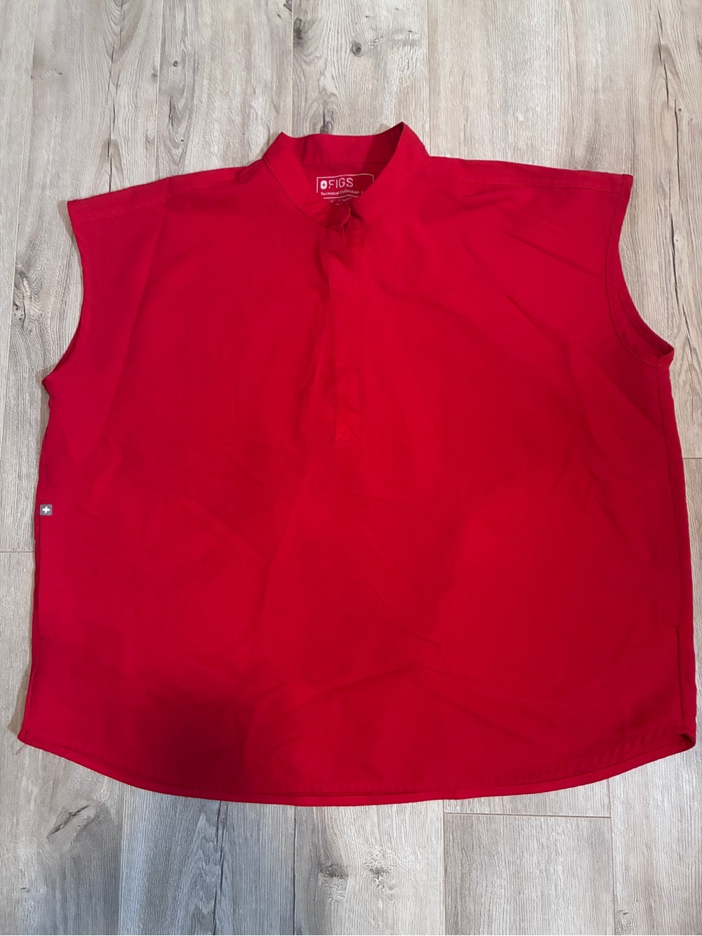 Figs Rafaela Scrub Top Pop Red size XL - Picture 6 of 8